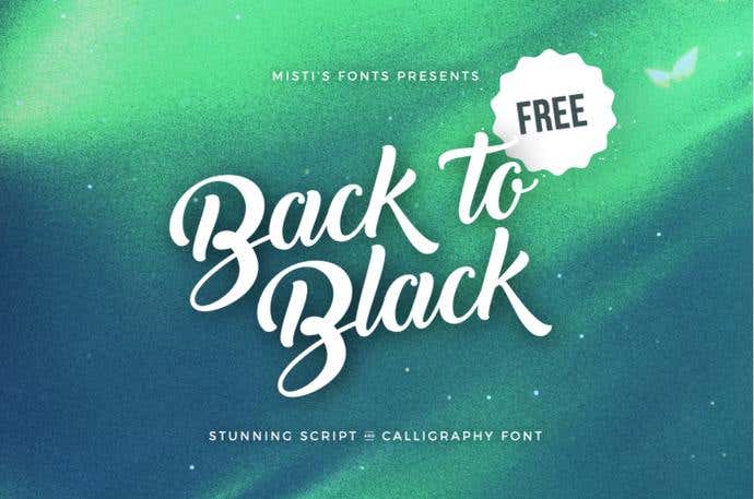 Back To Back free cursive font