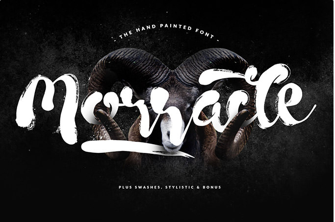 Morracle free cursive font